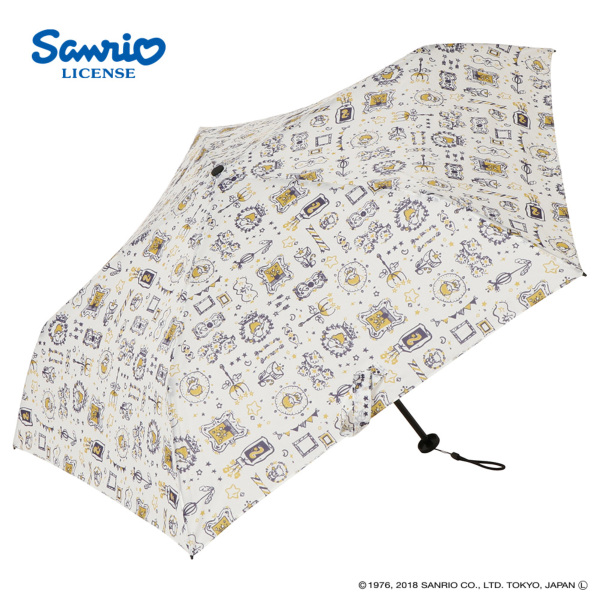 折りたたみ傘 サンリオ 手開き 55cm 6本骨 リトルツインスターズ 折りたたみ雨傘 Light Umbrella【リトルツインスターズ/スター