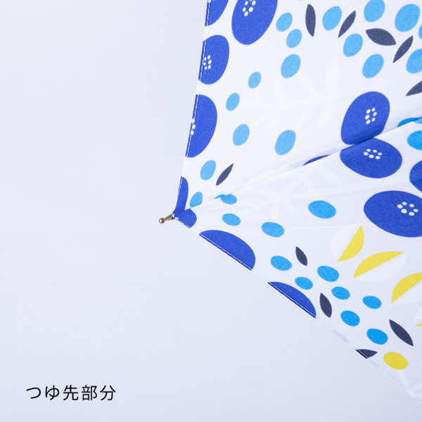 雨晴兼用折りたたみ雨傘【ぺったんさくらんぼ】
