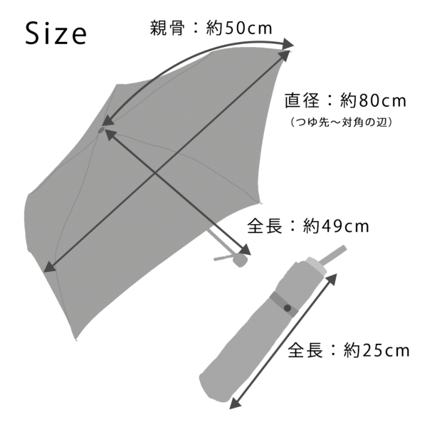 雨晴兼用折りたたみ雨傘【エレガントな魔法】