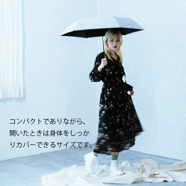 ゼロアンドの晴雨兼用折りたたみ日傘【軽量/6カラー