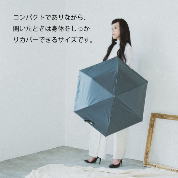 ゼロアンドの晴雨兼用折りたたみ日傘【コンパクト/6カラー