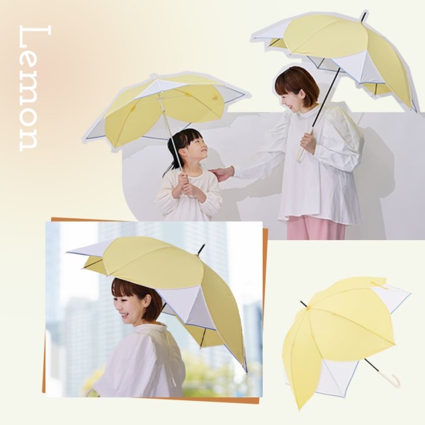 送料込】雨傘【フラワーシェイプ/無地4カラー】｜長傘 ｜LINE DROPS