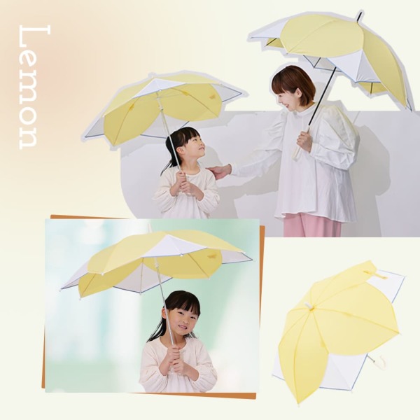 キッズ雨傘【フラワーシェイプ/4カラー】｜雨傘（キッズ
