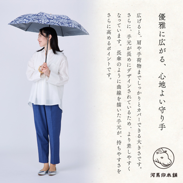 晴雨兼用2段ミニ折りたたみ日傘【藤（薄紅藤/うすべにふじ
