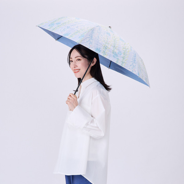 晴雨兼用折りたたみ日傘【金魚（金赤/きんあか）】