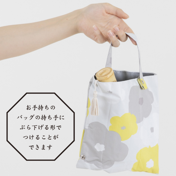 送料込】晴雨兼用折りたたみ日傘＆扇子【金魚（金赤/きんあか）】