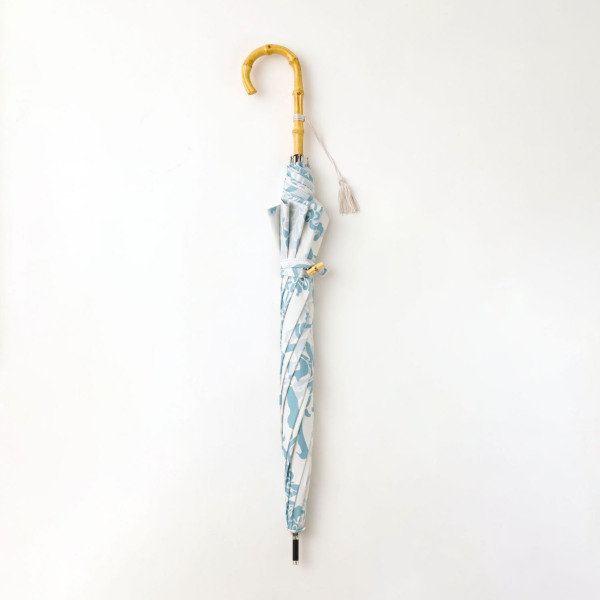 ま*り様 新品タグ付✴︎ヨシエイナバ日傘　¥22000→ 晴雨兼用日傘【菊(浅縹/あさはなだ)】｜長傘 ｜LINE DROPS