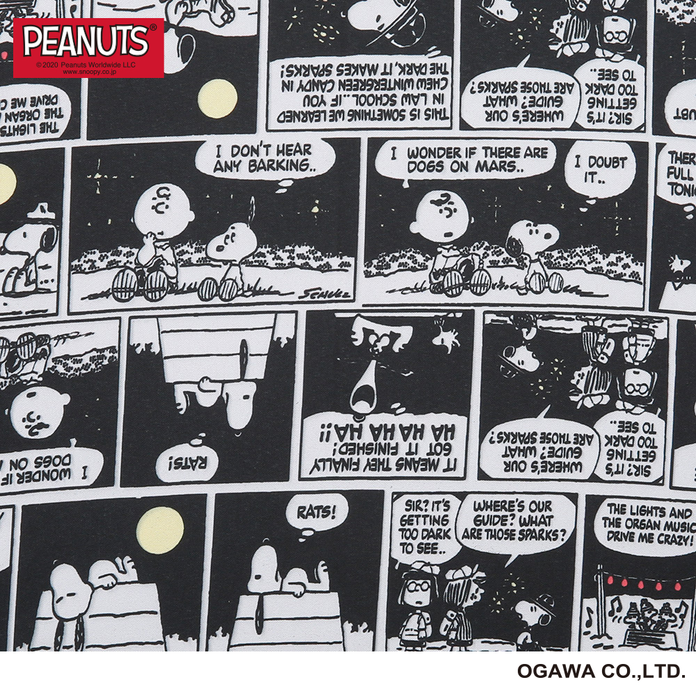 Peanuts One Splusの晴雨兼用日傘 スヌーピー ナイトコミック Line Drops