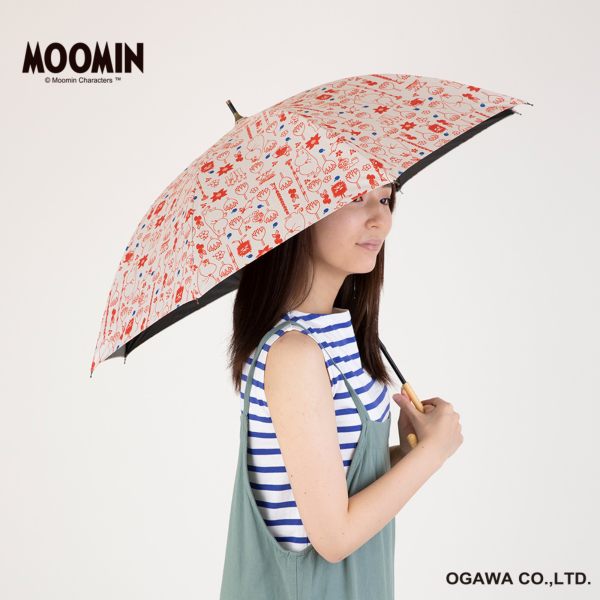 晴雨兼用日傘【ムーミン/お花となかまたち】