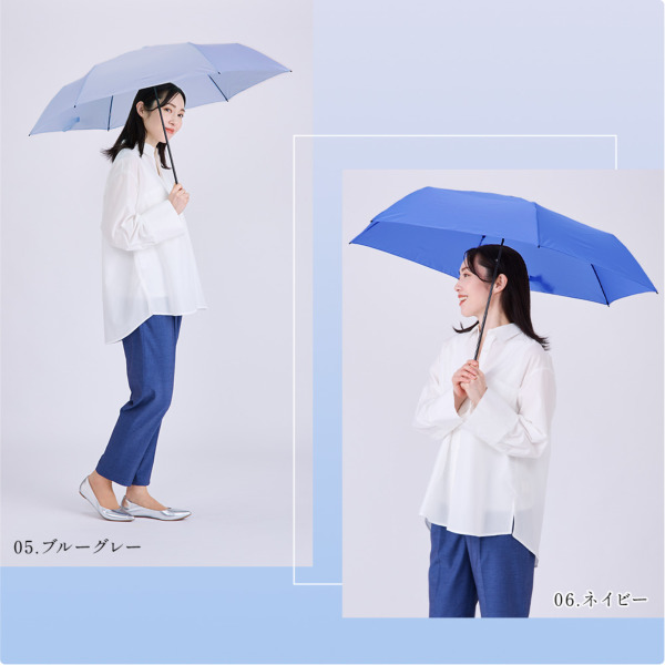 ゼロアンドの晴雨兼用折りたたみ日傘【軽量スリム/6カラー】