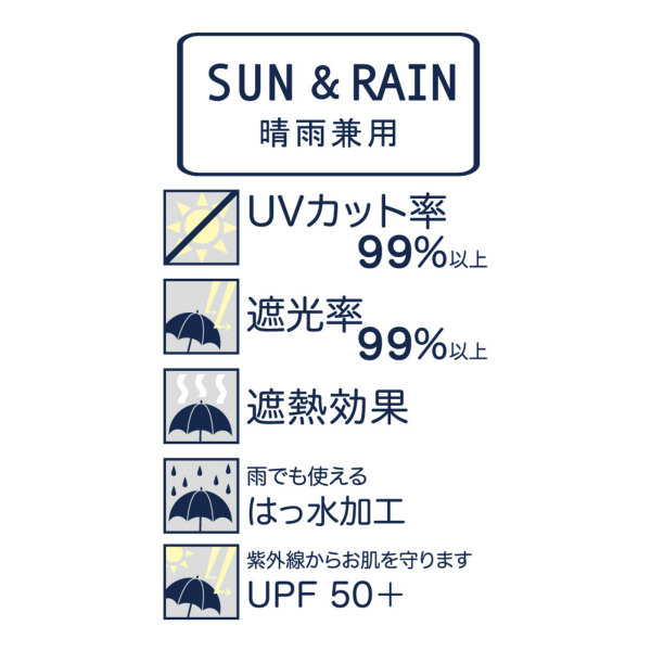 BHPC（ビバリーヒルズポロクラブ）の晴雨兼用折りたたみ日傘 