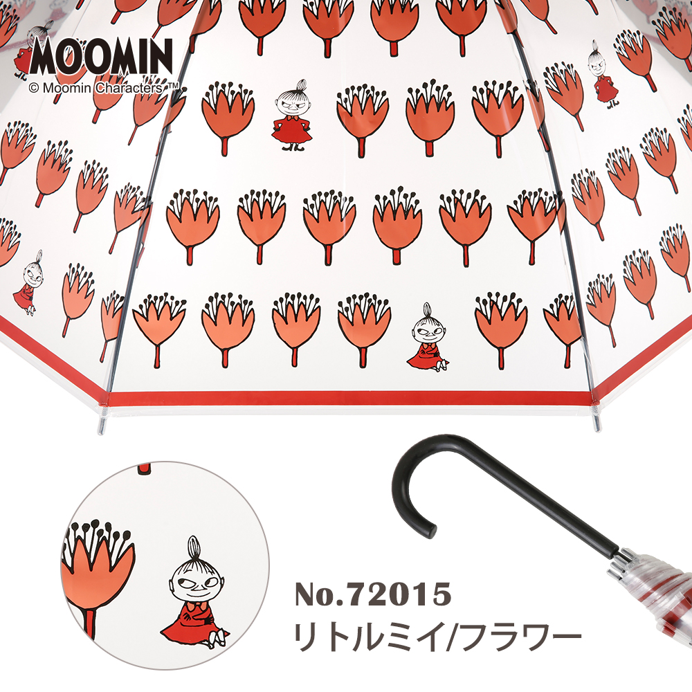 Moominのビニール傘 リトルミイ フラワー Line Drops