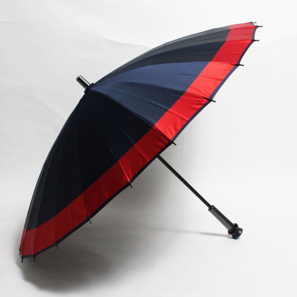 期間限定SALE]柴田の24本骨雨傘【甲州織/袋付き/2カラー】｜長傘