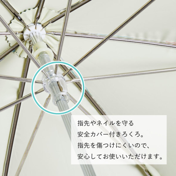 晴雨兼用日傘【ラインフラワー】｜長傘 ｜LINE DROPS