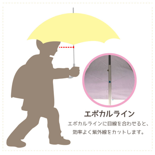 キッズ晴雨兼用折りたたみ日傘【子ども日傘/無地5カラー】 キッズ晴雨兼用折りたたみ日傘【子ども日傘/無地5カラー】
